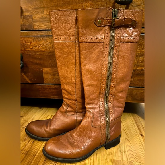 Women’s leather riding boots size 8.5 - Picture 2 of 6
